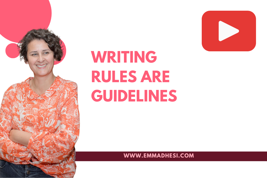 Writing Rules Are Guidelines