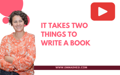 It Takes Two Things To Write a Book